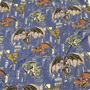 Vintage Disney Gargoyles Double / Full Flat Sheet 92” x 82”
